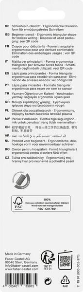 Produktbild: Faber-Castell Bleistifte Jumbo Grip B, 2er Set