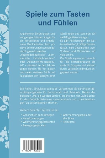 Produktbild: Spiele zum Tasten und F&uuml;hlen
