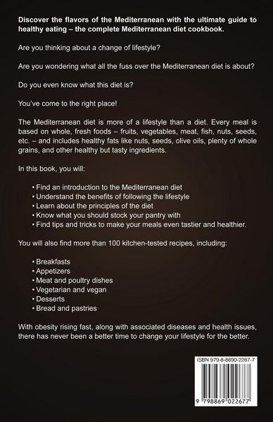 Produktbild: The Complete Mediterranean Diet Cookbook for Beginners