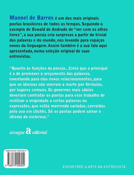 Produktbild: Manoel de Barros - Encontros