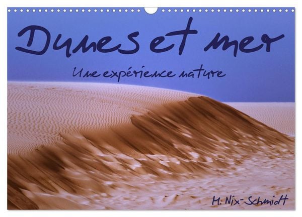 Produktbild: Dunes et mer - Une exp&eacute;rience nature (Calendrier mural 2026 DIN A3 vertical), CALVENDO calendrier mensuel