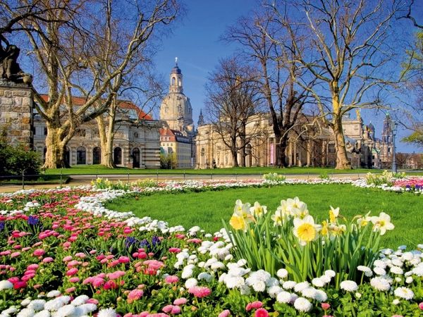 Produktbild: CALVENDO Puzzle Dresden | 1000 Teile Lege-Gr&ouml;&szlig;e 64x48cm Foto-Puzzle f&uuml;r gl&uuml;ckliche Stunden