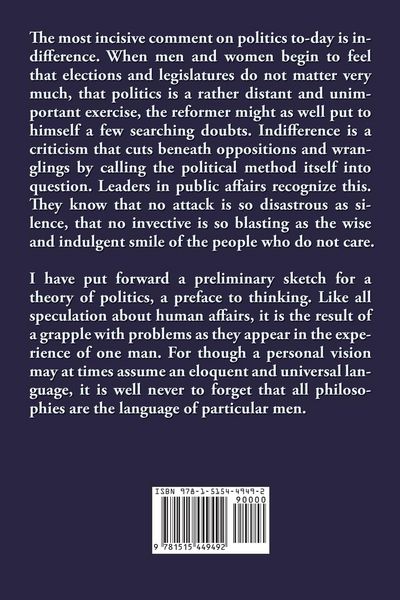 Produktbild: A Preface to Politics