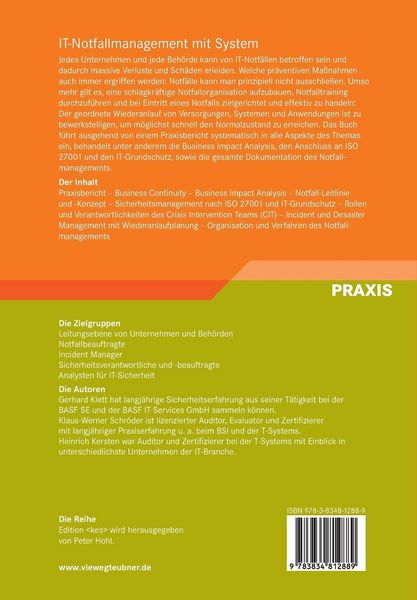 Produktbild: IT-Notfallmanagement mit System