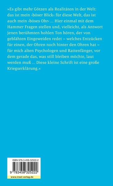 Produktbild: G&ouml;tzen-D&auml;mmerung oder Wie man mit dem Hammer philosophiert