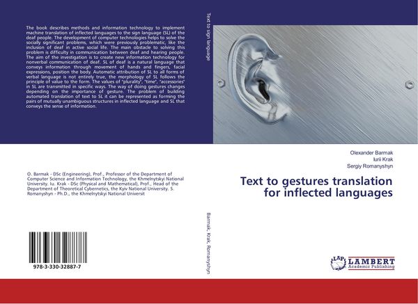 Produktbild: Text to gestures translation for inflected languages