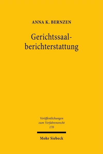 Produktbild: Gerichtssaalberichterstattung