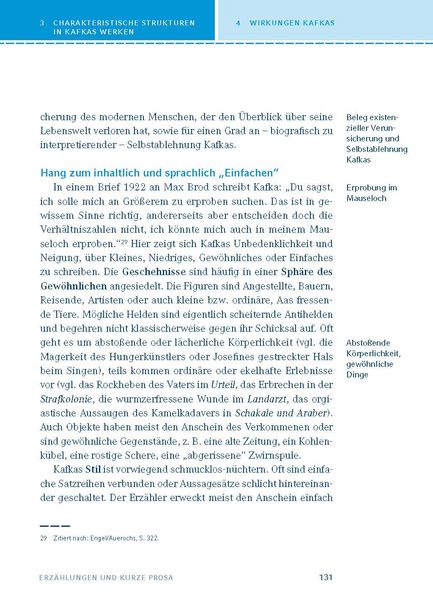 Produktbild: Franz Kafka. Erz&auml;hlungen und kurze Prosa
