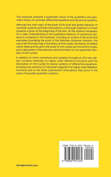 Produktbild: Differential Equations and Dynamical Systems