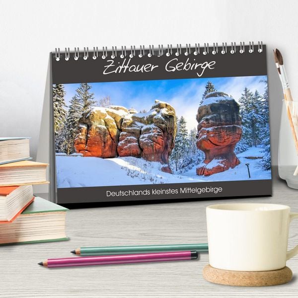 Produktbild: Zittauer Gebirge - Deutschlands kleinstes Mittelgebirge (Tischkalender 2026 DIN A5 quer), CALVENDO Monatskalender