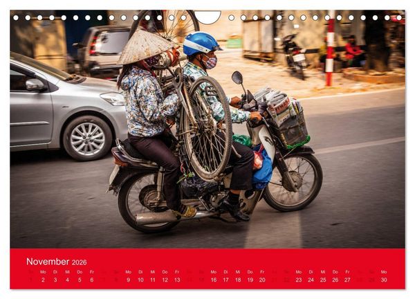 Produktbild: Eindr&uuml;cke von VIETNAM 2026 by Till Br&uuml;hne 2026 (Wandkalender 2026 DIN A4 quer), CALVENDO Monatskalender