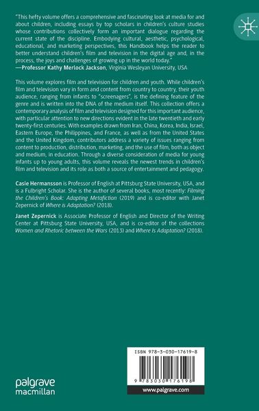 Produktbild: The Palgrave Handbook of Children's Film and Television