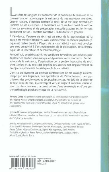Produktbild: R&eacute;cit, attachement et psychanalyse