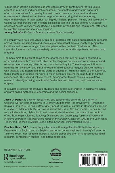 Produktbild: Arts-Based Research Across Visual Media in Education