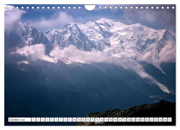 Produktbild: A trip to the roof of Europe. The Mont-Blanc massiv (Wall Calendar 2026 DIN A4 landscape), CALVENDO 12 Month Wall Calendar