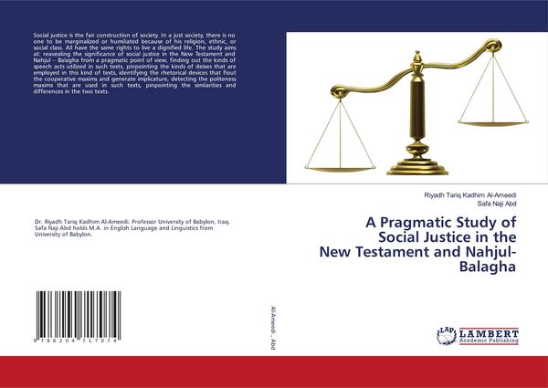 Produktbild: A Pragmatic Study of Social Justice in the New Testament and Nahjul-Balagha
