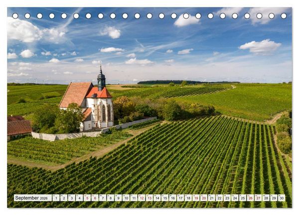 Produktbild: Landkreis Kitzingen (Tischkalender 2026 DIN A5 quer), CALVENDO Monatskalender