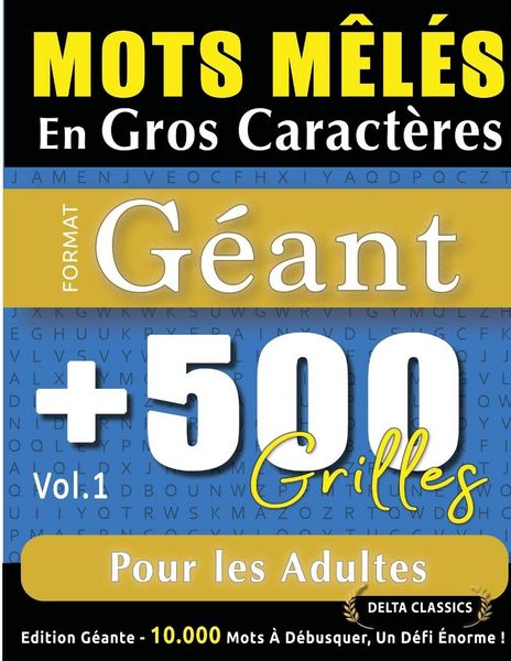 Produktbild: MOTS M&Ecirc;L&Eacute;S EN GROS CARACT&Egrave;RES FORMAT G&Eacute;ANT