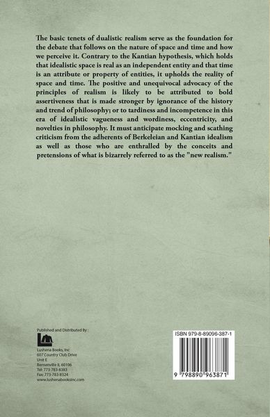 Produktbild: Nature and Cognition of Space and Time