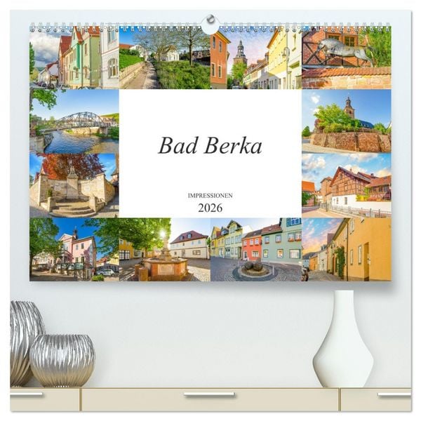 Produktbild: Bad Berka Impressionen (hochwertiger Premium Wandkalender 2026 DIN A2 quer), Kunstdruck in Hochglanz