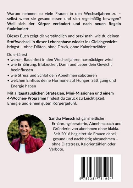 Produktbild: Nachhaltig abnehmen in den Wechseljahren