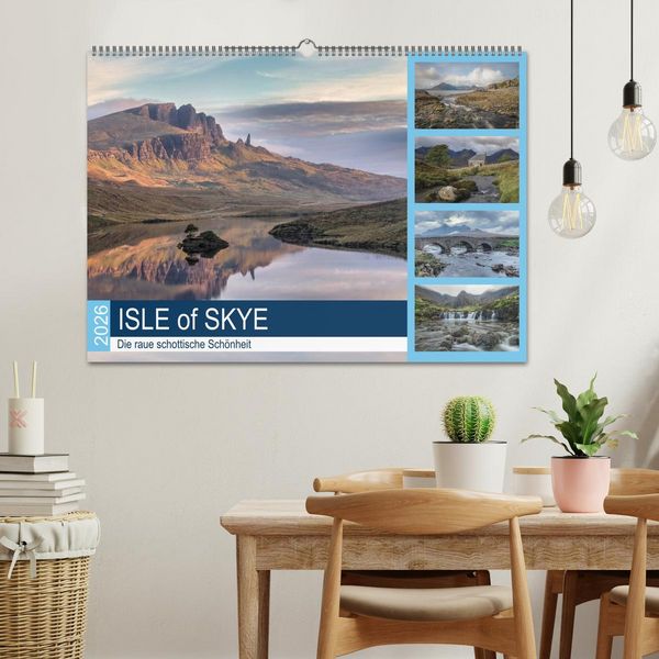 Produktbild: Isle of Skye, die raue schottische Sch&ouml;nheit (Wandkalender 2026 DIN A2 quer), CALVENDO Monatskalender