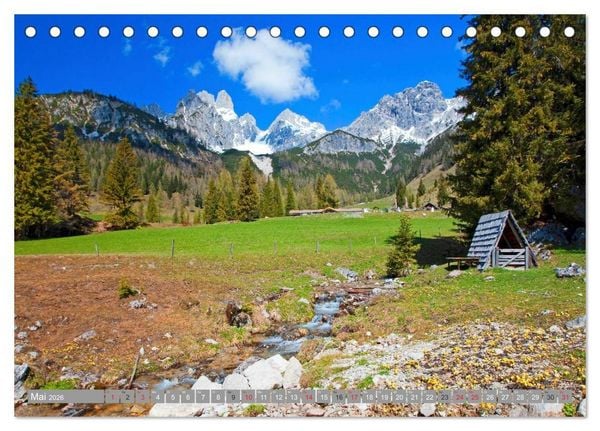 Produktbild: Die Bischofsm&uuml;tze im sch&ouml;nen Salzburger Land (Tischkalender 2026 DIN A5 quer), CALVENDO Monatskalender
