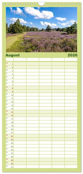Produktbild: Familienplaner 2026 - Sauerland - hier muss man mal gewesen sein mit 5 Spalten (Wandkalender, 21 x 45 cm) CALVENDO