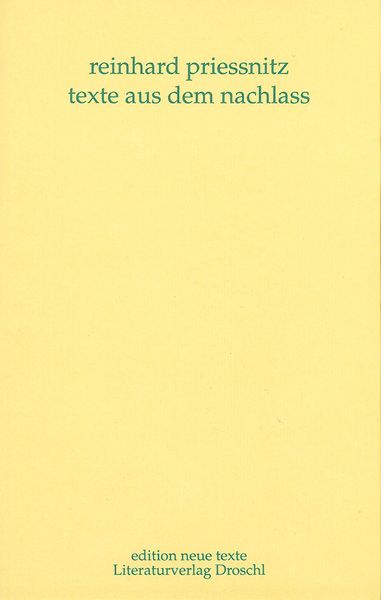 Produktbild: Werkausgabe / Texte aus dem Nachlass