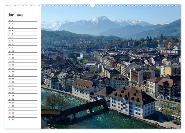 Produktbild: Erleben Sie LUZERN (Wandkalender 2026 DIN A2 quer), CALVENDO Monatskalender