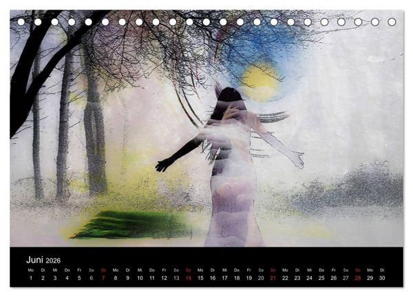 Produktbild: Fotografie als Kunst (Tischkalender 2026 DIN A5 quer), CALVENDO Monatskalender