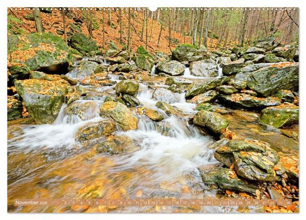 Produktbild: Arber, Rachel und Lusen: Der Hintere Bayerische Wald (Wandkalender 2026 DIN A2 quer), CALVENDO Monatskalender