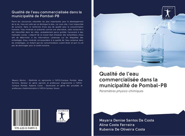 Produktbild: Qualit&eacute; de l'eau commercialis&eacute;e dans la municipalit&eacute; de Pombal-PB