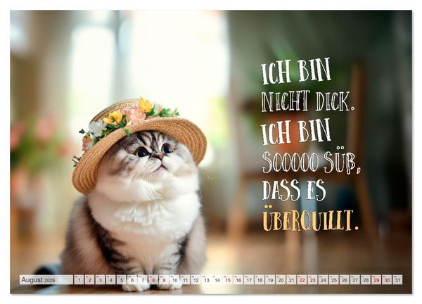 Produktbild: FLAUSCHFIGUR DELUXE Jeden Monat ein H&auml;ppchen Humor (Wandkalender 2026 DIN A2 quer), CALVENDO Monatskalender