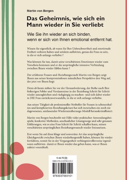 Produktbild: Das Geheimnis, wie sich ein Mann wieder in Sie verliebt