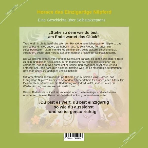 Produktbild: Horace das einzigartige Nilpferd