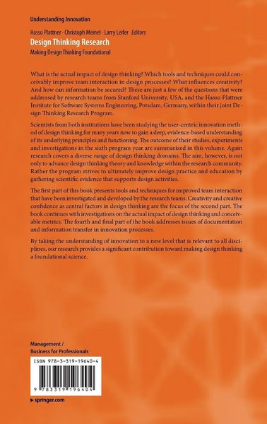 Produktbild: Design Thinking Research