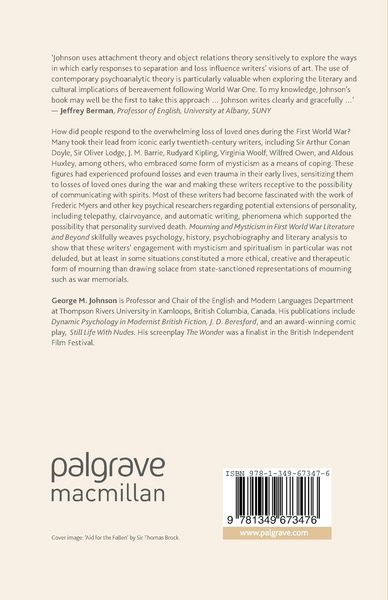 Produktbild: Mourning and Mysticism in First World War Literature and Beyond