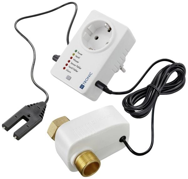 Produktbild: H-Tronic 1114725 WSS 1 Wassermelder mit externem Sensor netzbetrieben, &uuml;ber Steckdose