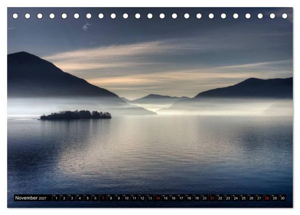 Produktbild: Lago Maggiore - Der malerische See in Italien und der Schweiz (Tischkalender 2027 DIN A5 quer), CALVENDO Monatskalender
