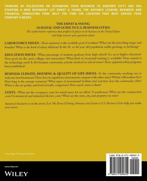 Produktbild: The Ernst & Young Almanac and Guide to U.S. Business Cities