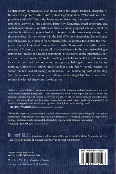 Produktbild: Virtue Hermeneutics