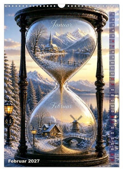 Produktbild: Zeit der Jahreszeiten (Wandkalender 2027 DIN A3 hoch), CALVENDO Monatskalender