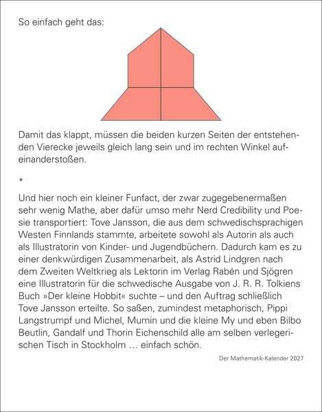 Produktbild: Der Mathematik-Kalender Tagesabrei&szlig;kalender 2027 - Nachts teile ich heimlich durch Null