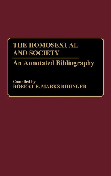 Produktbild: The Homosexual and Society