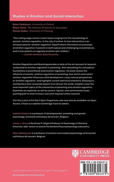 Produktbild: Emotion Regulation and Parenting
