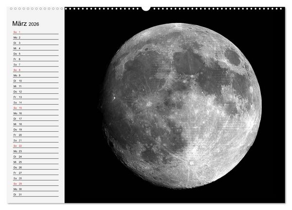 Produktbild: Sonne, Monde und Planeten (Wandkalender 2026 DIN A2 quer), CALVENDO Monatskalender