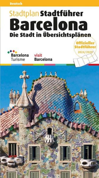 Produktbild: Stadtplan Stadtf&uuml;hrer Barcelona 2024 / 2025