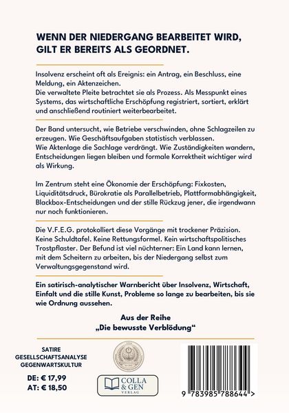 Produktbild: Das depressive Land, Band 2: Die verwaltete Pleite