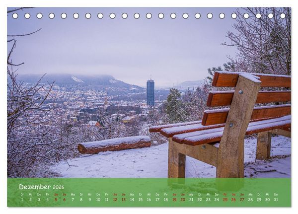 Produktbild: Jena - Faszination in Bildern (Tischkalender 2026 DIN A5 quer), CALVENDO Monatskalender